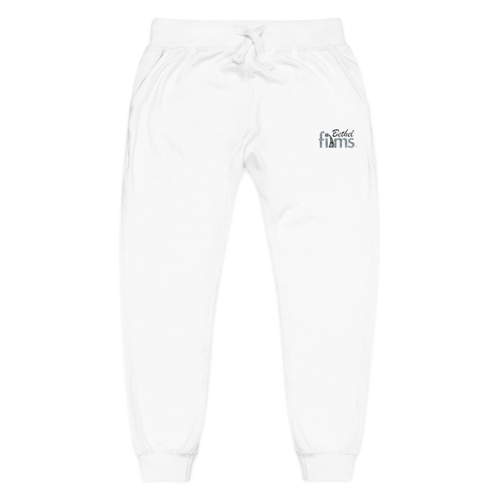 Embroidered 'Good Vibes' Fleece Sweatpants — Cozy Casual Joggers