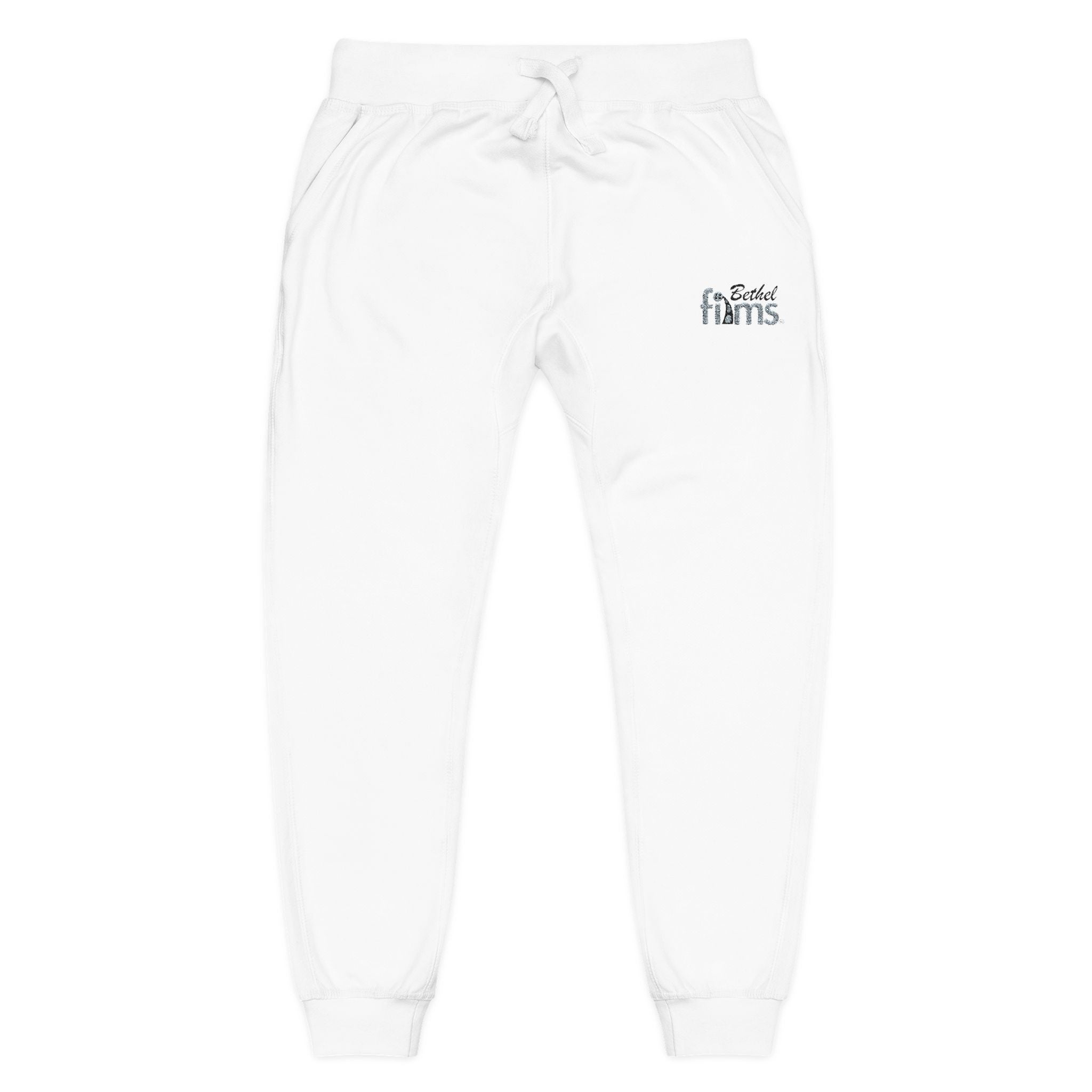 Embroidered 'Good Vibes' Fleece Sweatpants — Cozy Casual Joggers