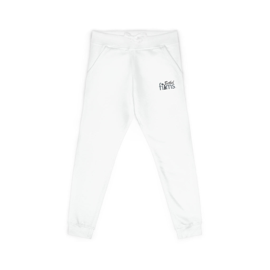 Embroidered 'Good Vibes' Fleece Sweatpants — Cozy Casual Joggers